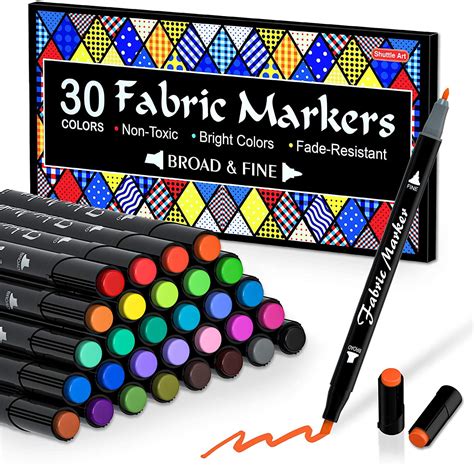 metallic markers for fabric|best rated permanent fabric marker.